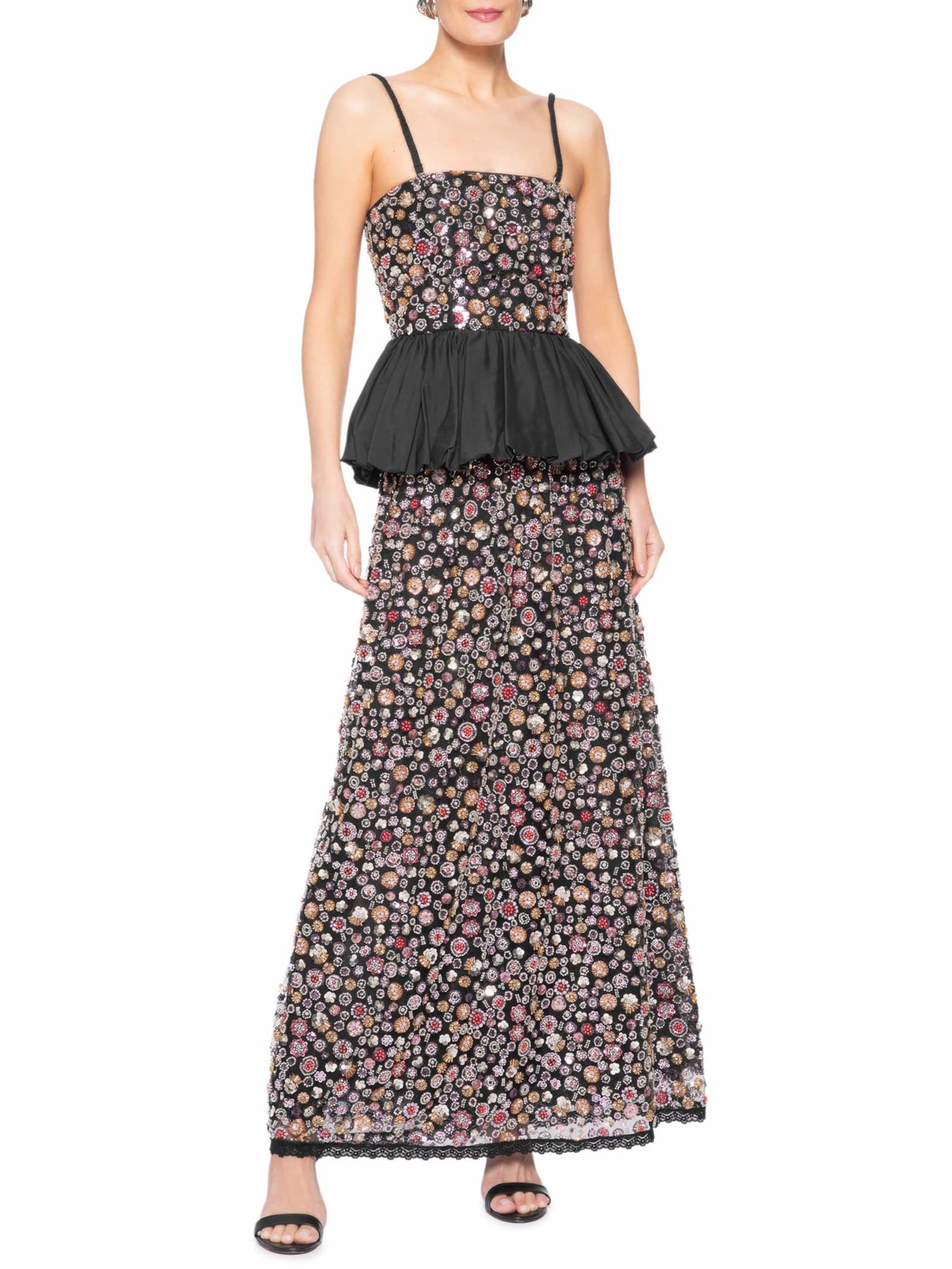 Saia Tule Primavera Irene Preto Nk