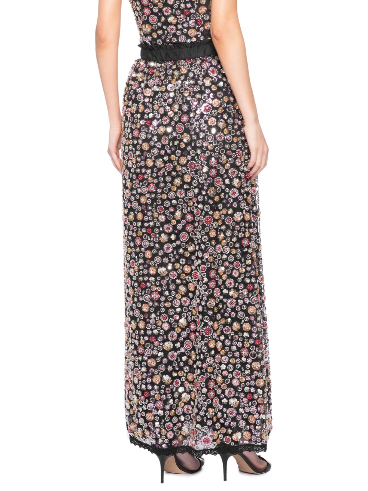 Saia Tule Primavera Irene Preto Nk