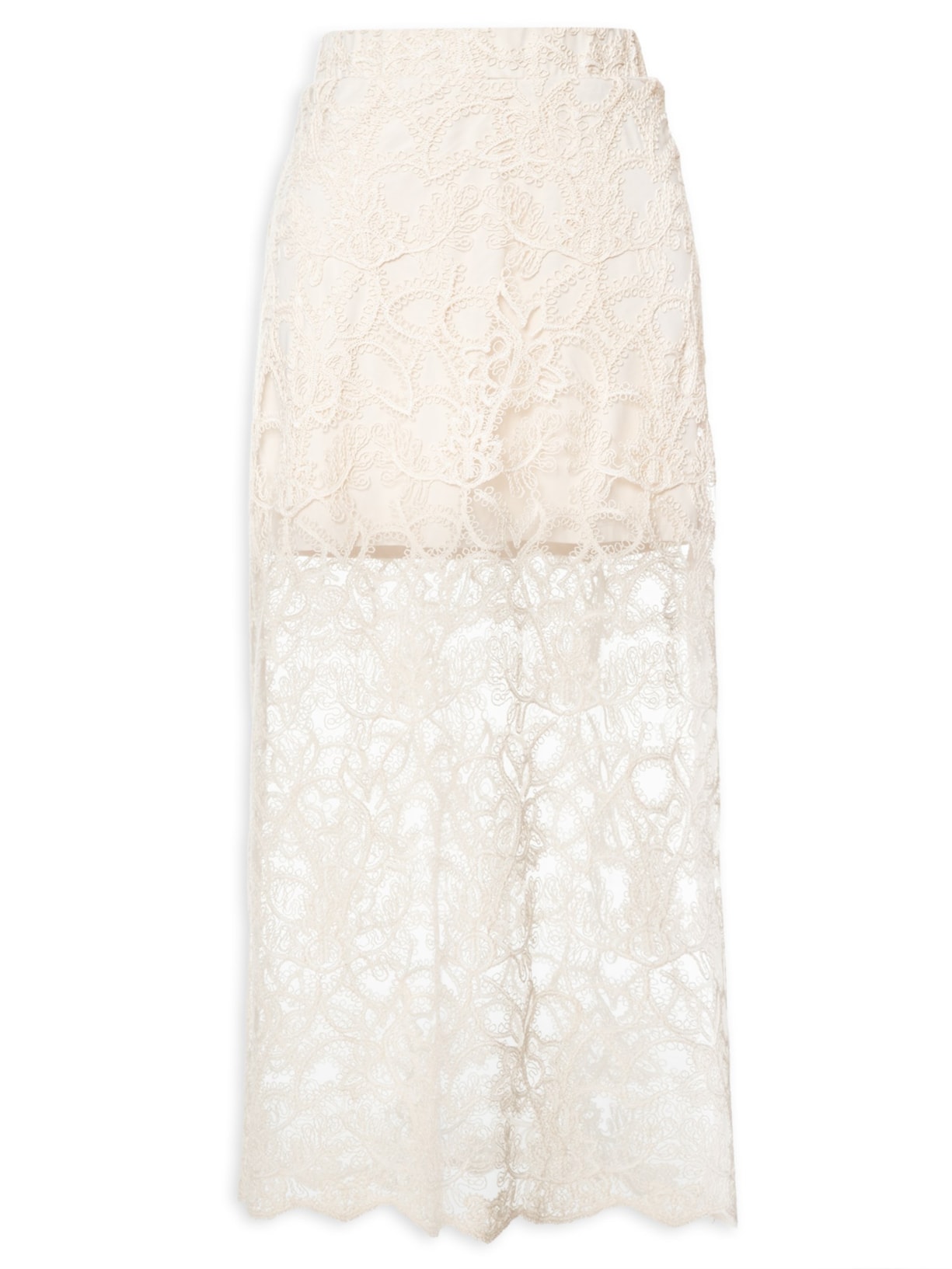 Saia Tule Sofia - Bege