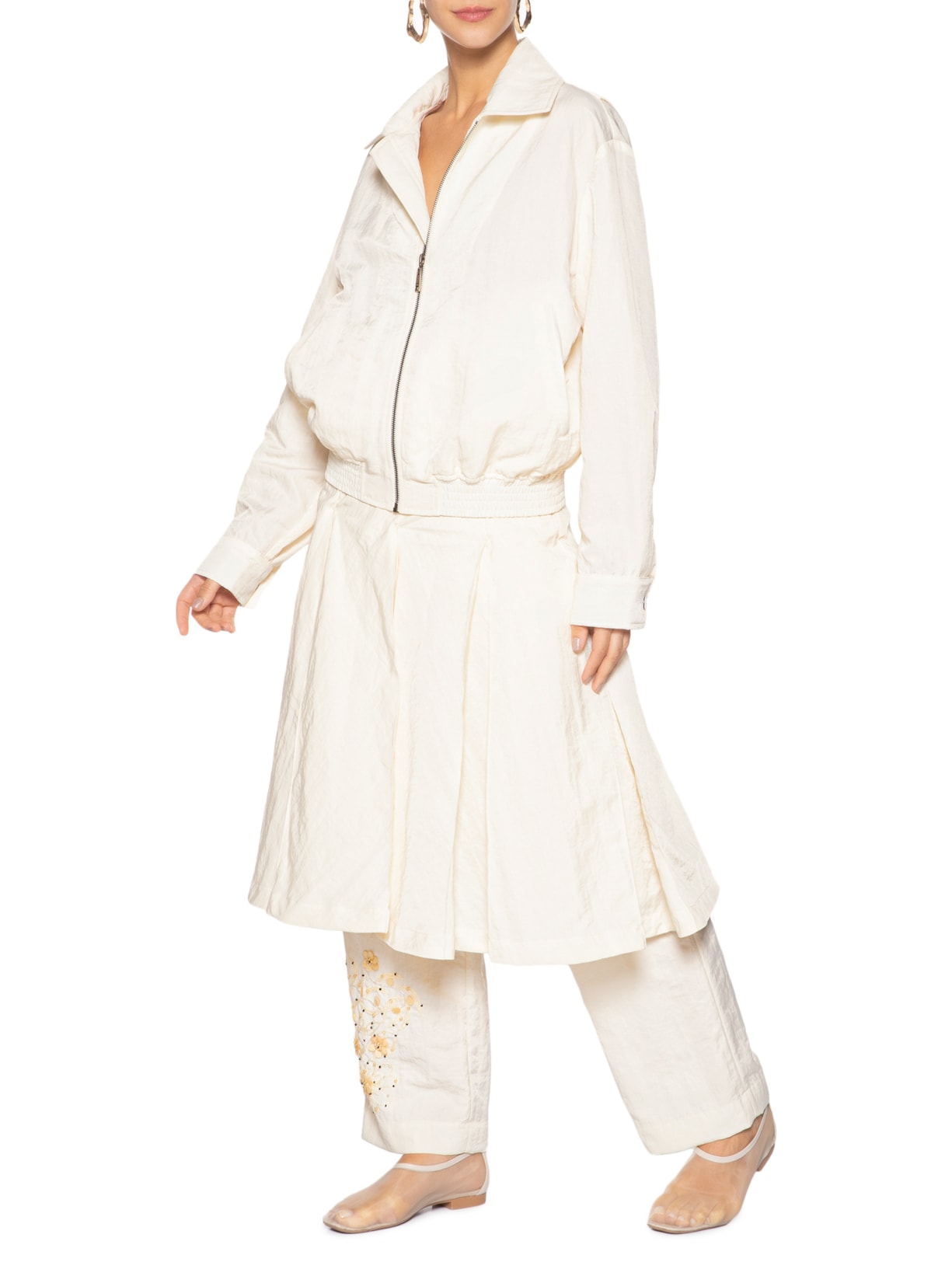 Saia Unissex Plissada Haenyeo Amarelo Cohí