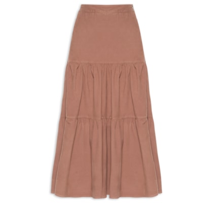 Saia Veludo Cotelê Pala – Rosa