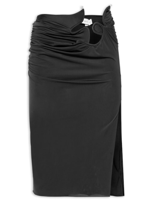 Saia Vênus Midi - Preto
