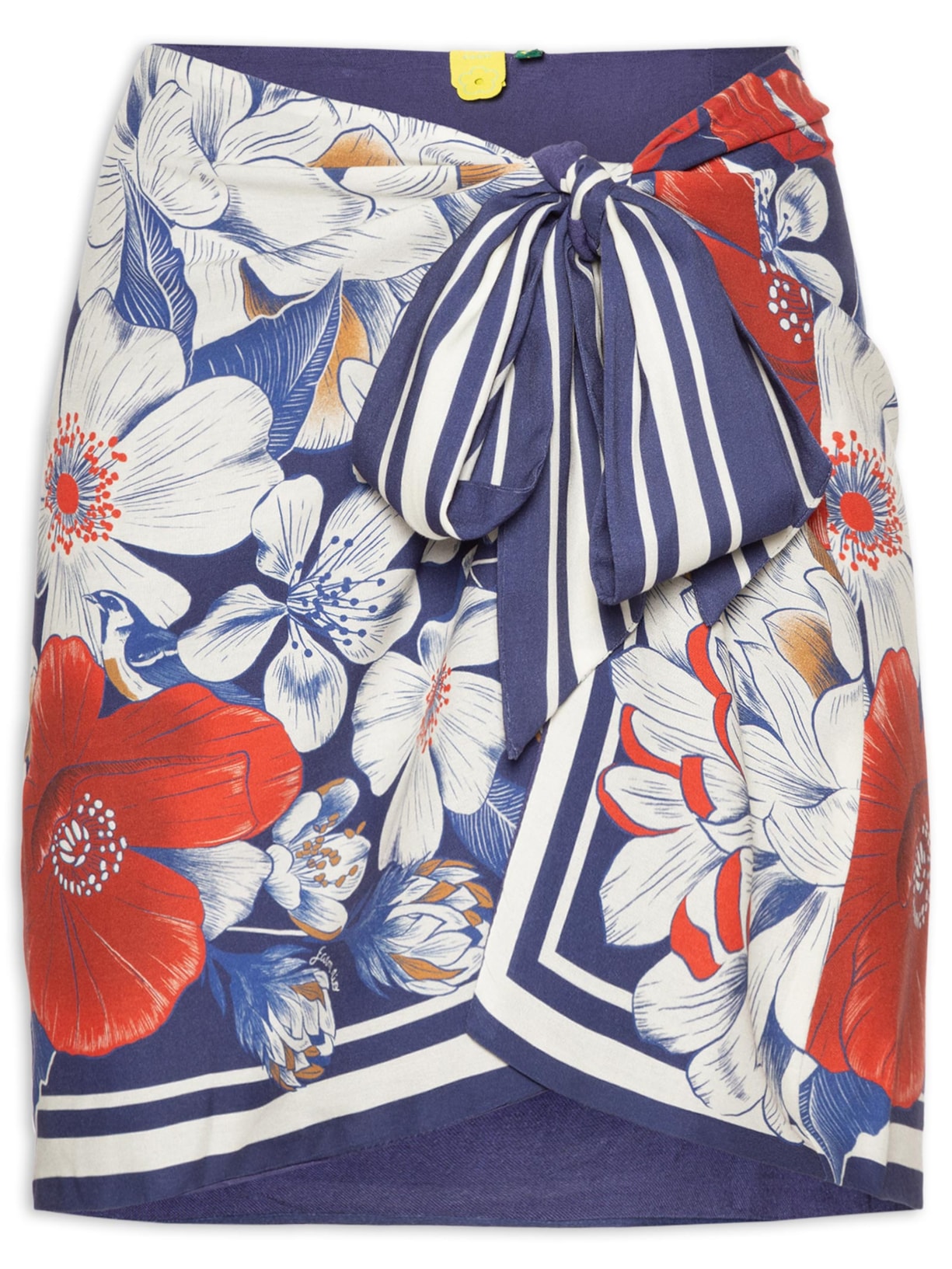 Saia Vera lenço - Azul