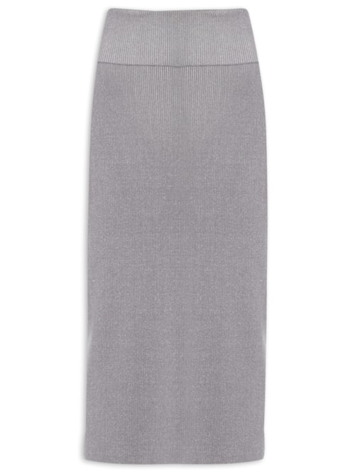 Saia Willow Plaited Rib Knits - Cinza
