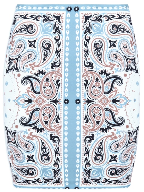 Saia Wimona Bandana Daisy - Azul
