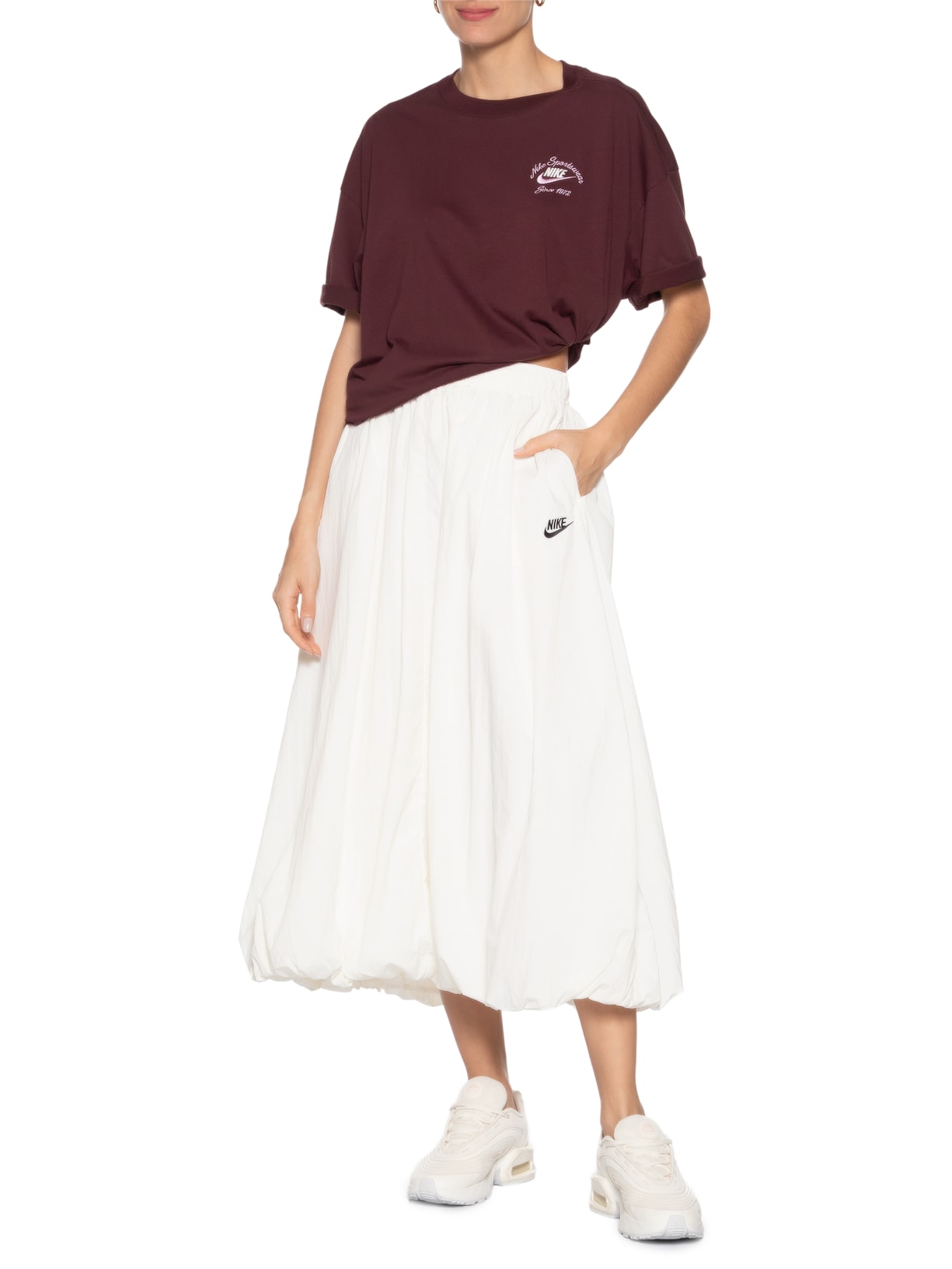 Saia Windrunner Branco Nike