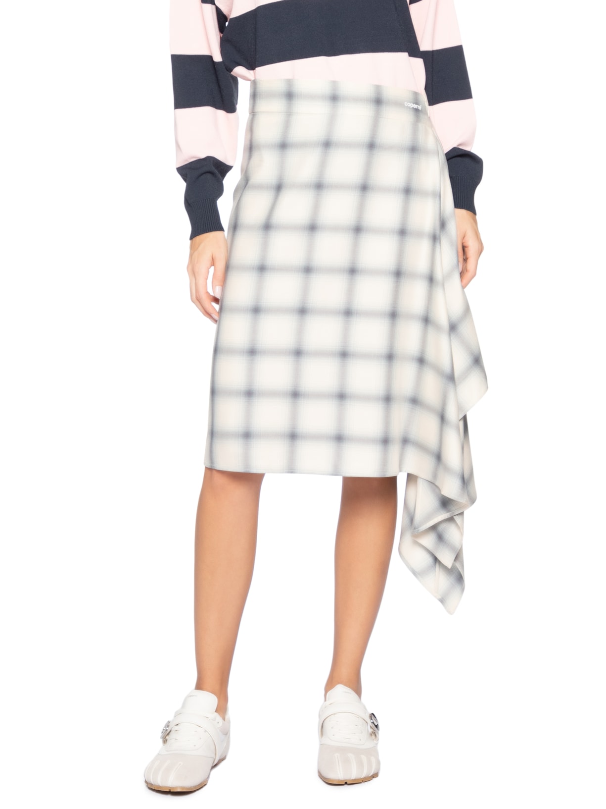 Saia Zero Waste Midi  Off White Coperni