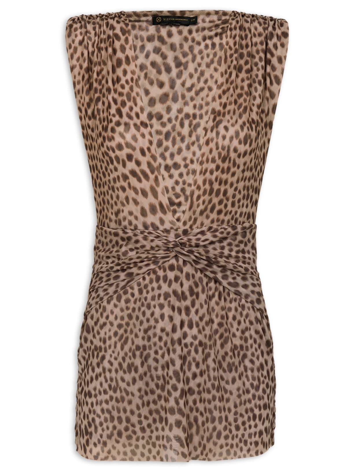 Saída Curta Cindy - Animal Print