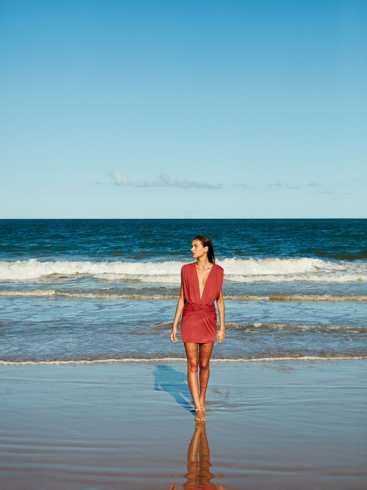 Saída Curta Cindy Vermelho Vix