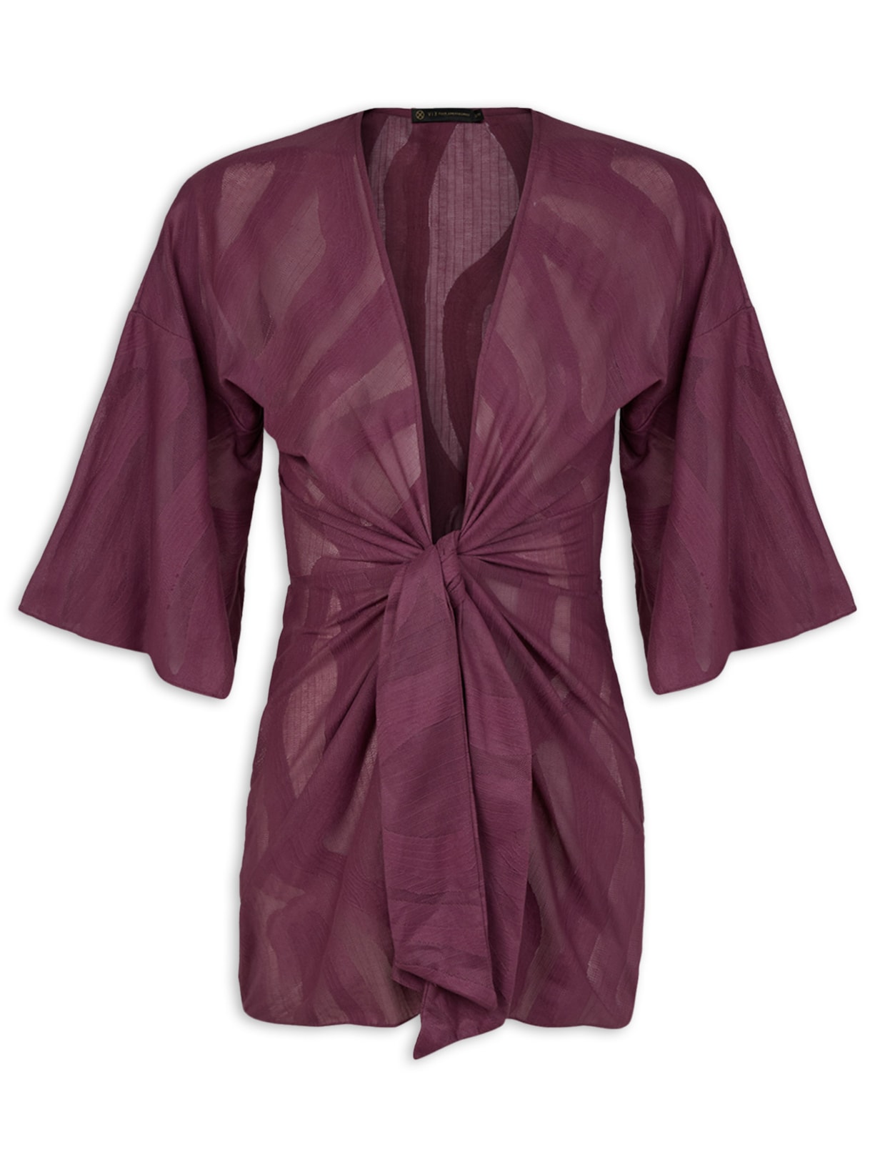 Saída Curta Pérola Nó - Roxo