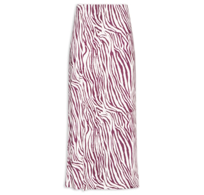 Saída De Praia Com Fenda Estampada - Animal Print