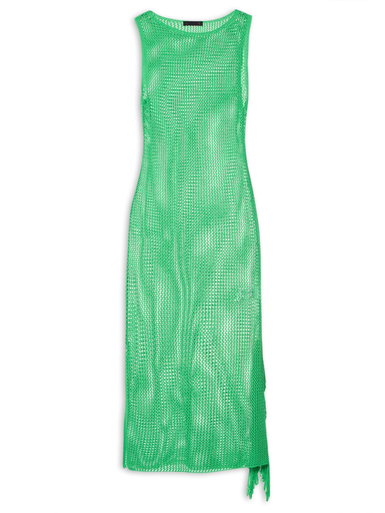 Saída De Praia Feminina Em Tricot - Verde