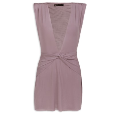 Saída Feminina Curta Cindy - Cinza