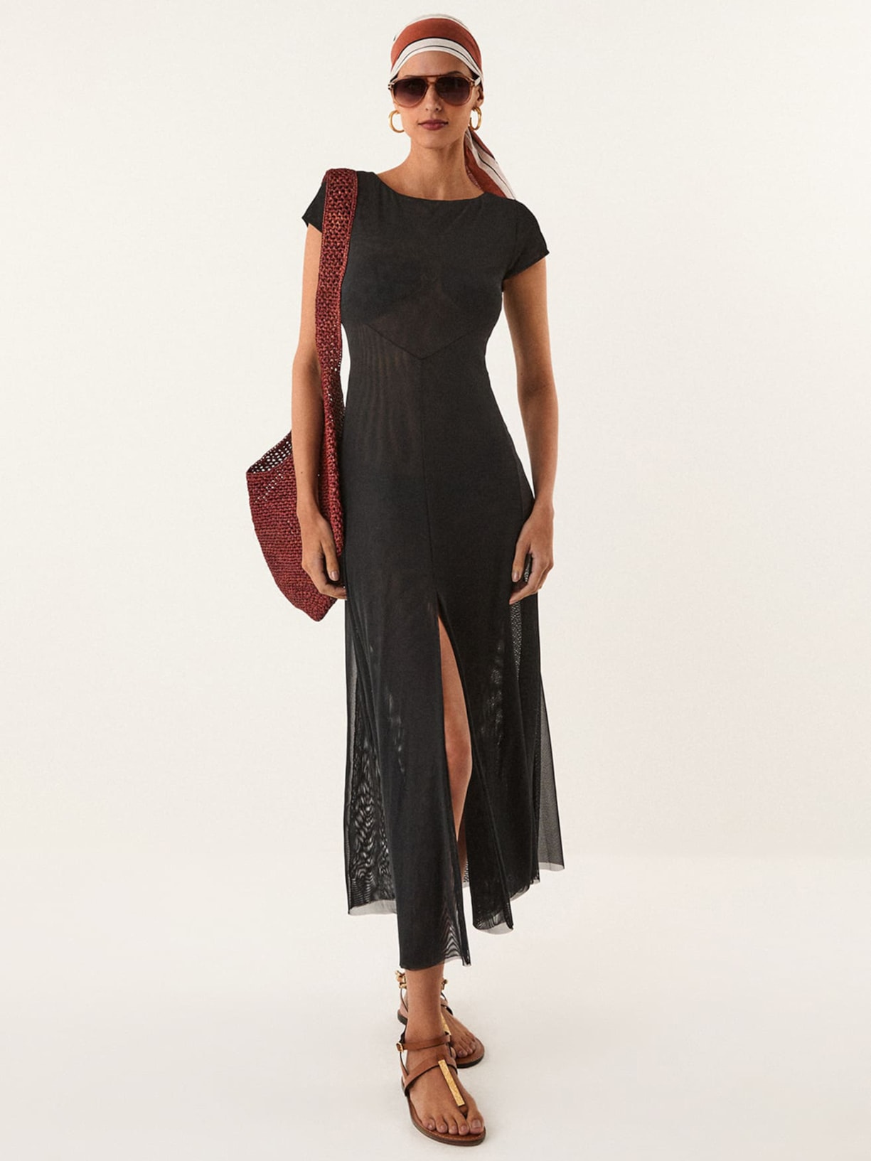 Saída Feminina Longa Lais Preto Vix