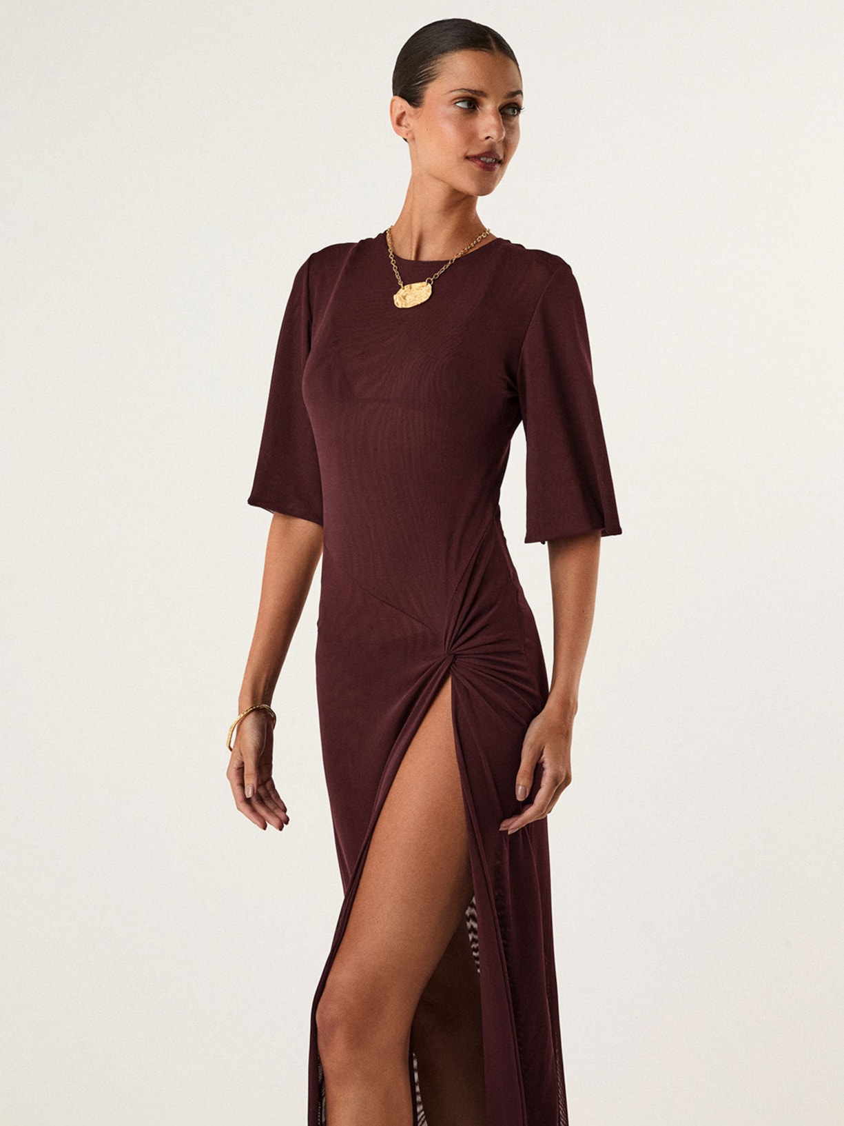 Saída Feminina Longa Sky Roxo Vix