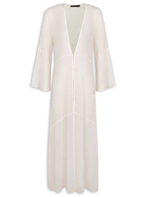 Saída Feminina Longa Tully - Branco
