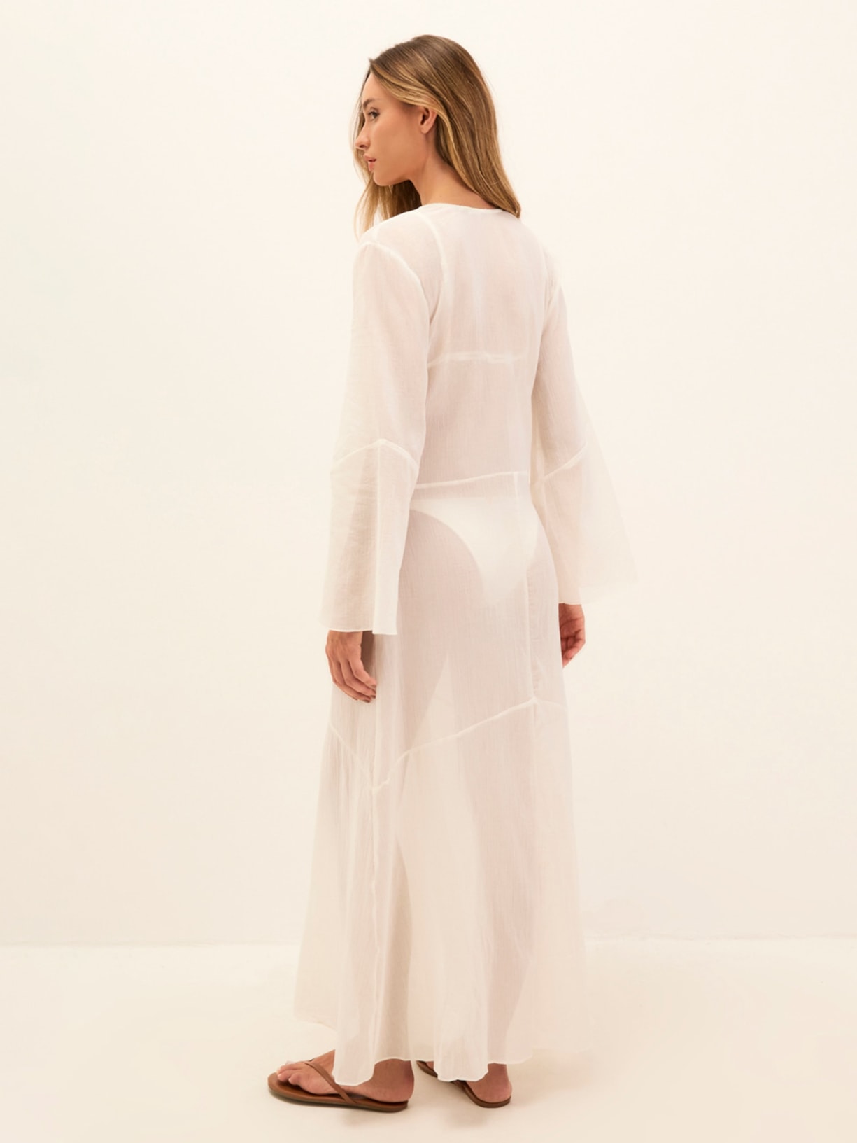 Saída Feminina Longa Tully Branco Vix