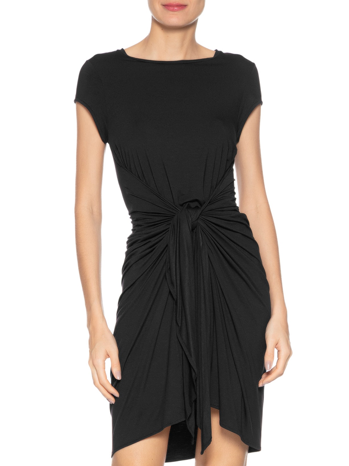 Saída Feminina Pareo Modal Preto Lenny Niemeyer