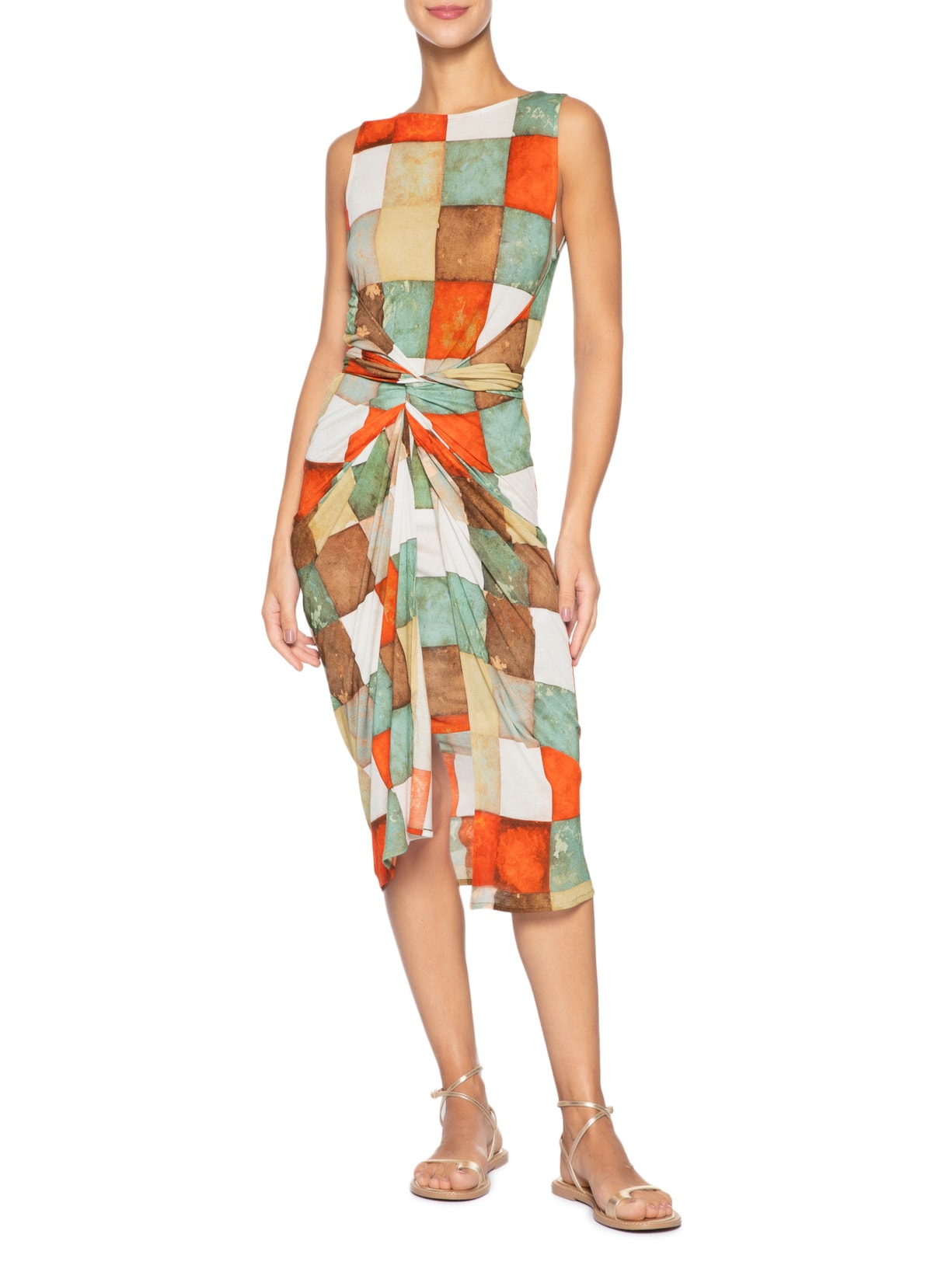 Saida Feminina Regata Pareô Verde Lenny Niemeyer