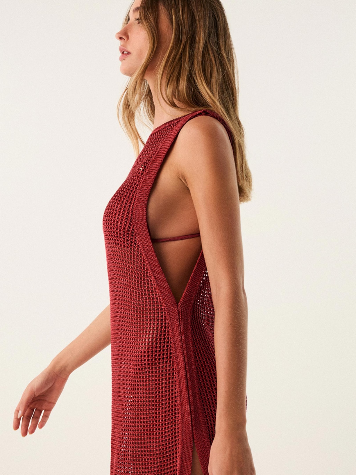 Saída Hanna Tricot Vermelho Vix