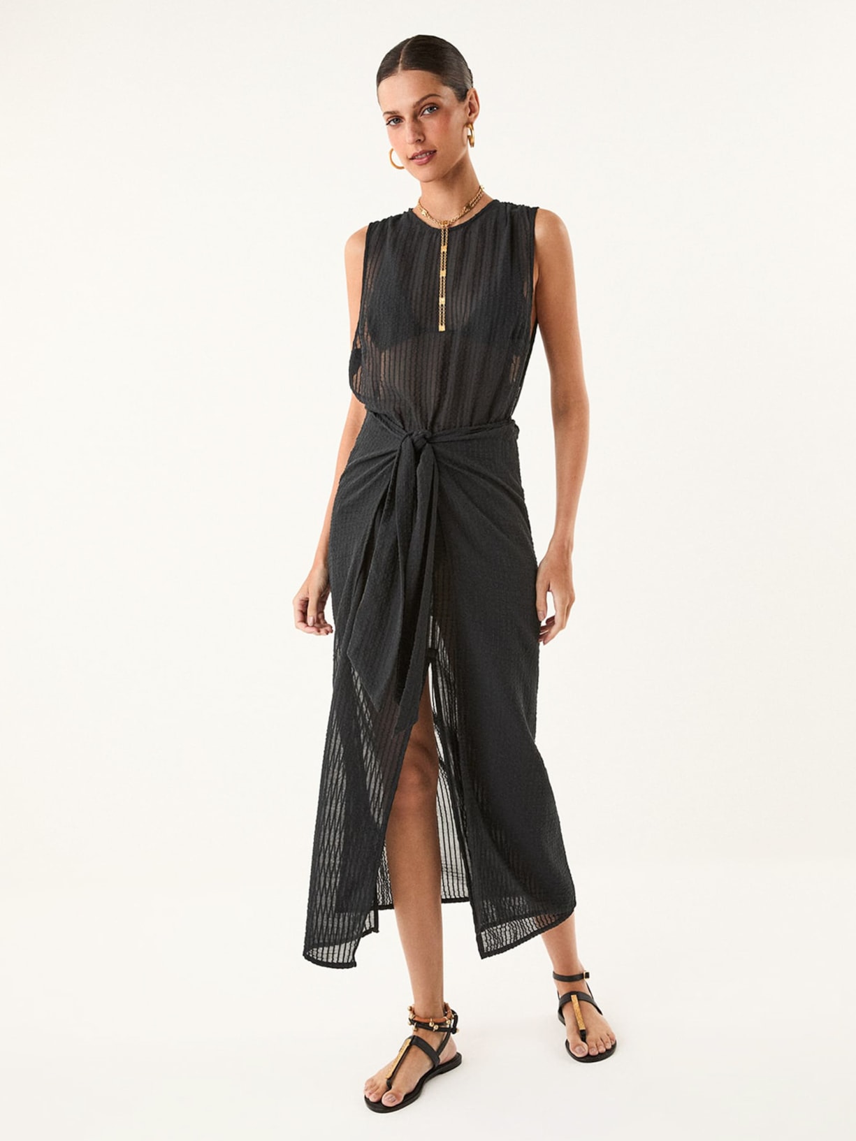 Saída Longa Amina – Preto Vix
