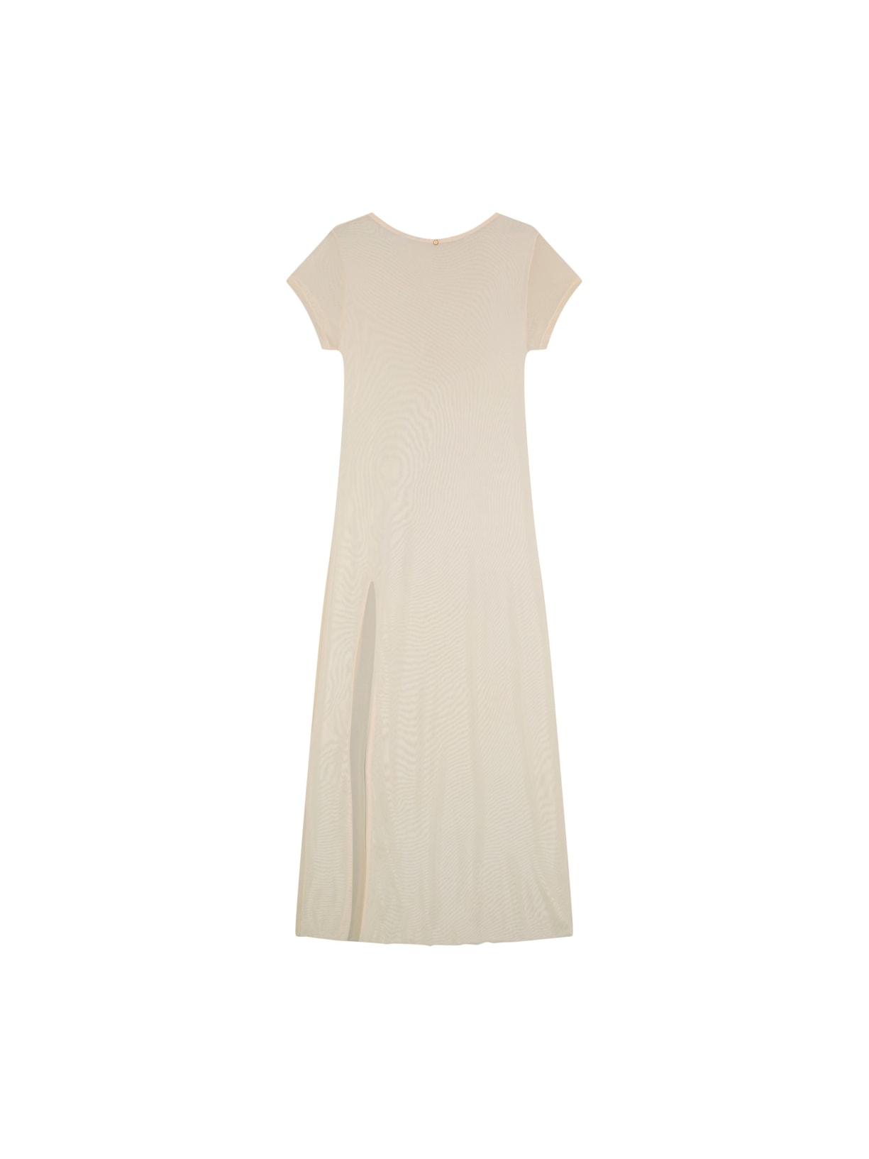 saída longa em tule canoa off white Suntime