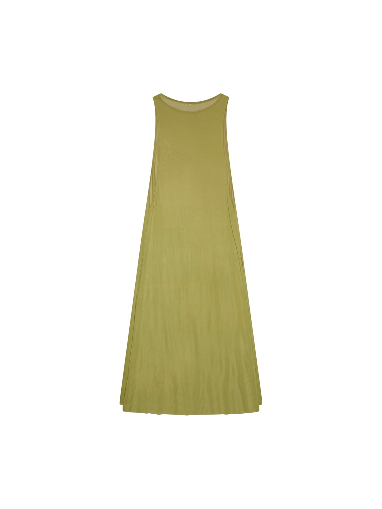 saída longa em tule pistache Suntime