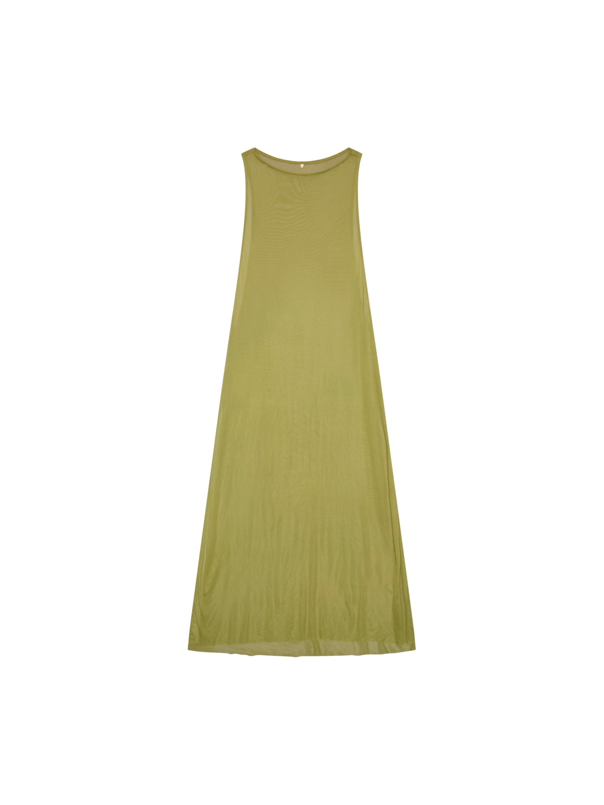 saída longa em tule pistache Suntime