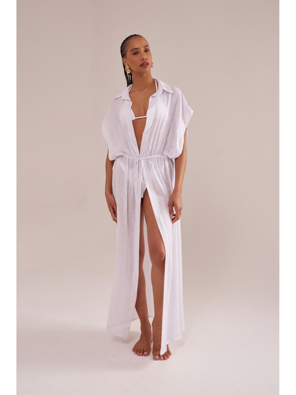 saída longa greta off white Suntime