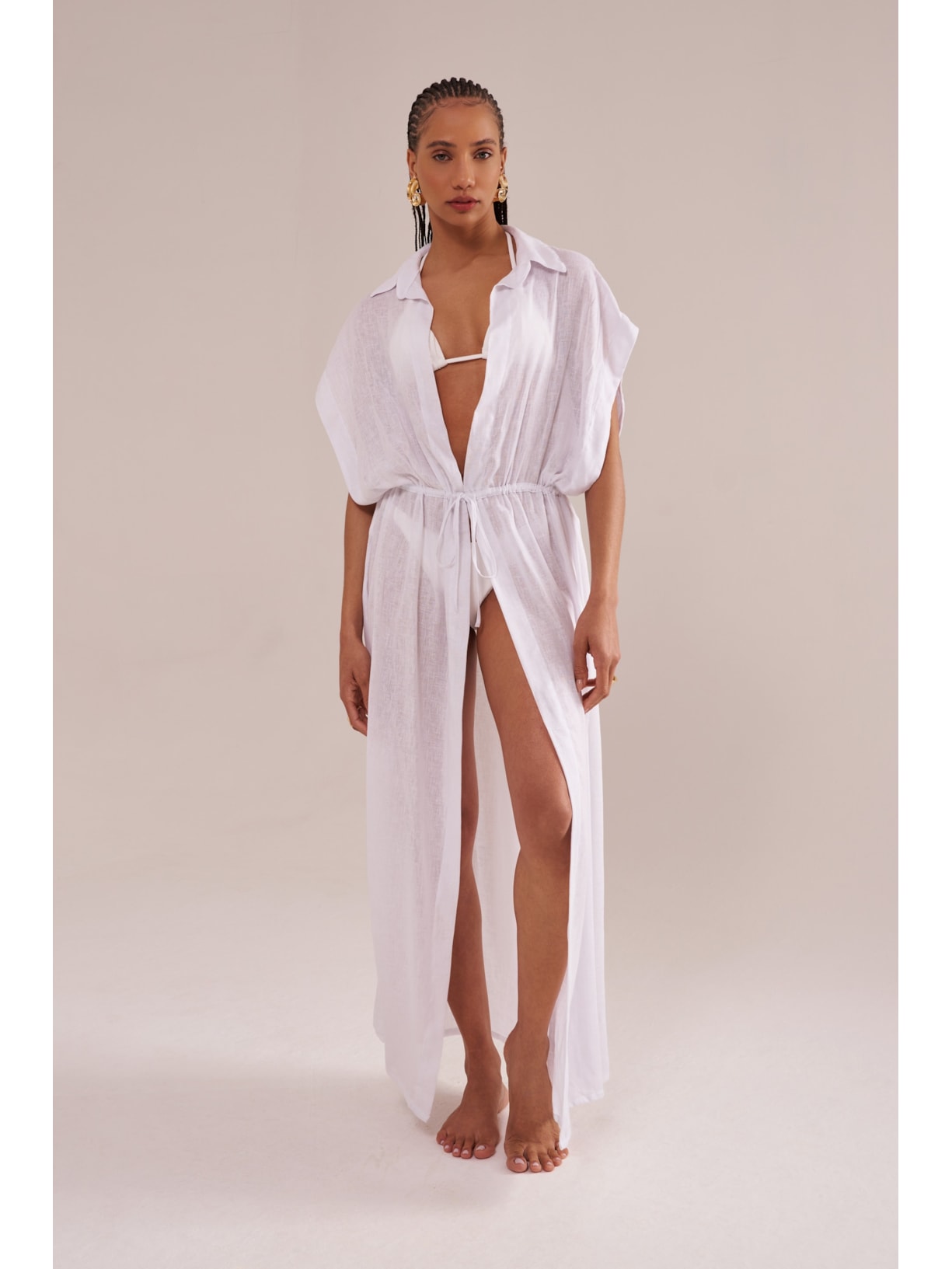 saída longa greta off white Suntime