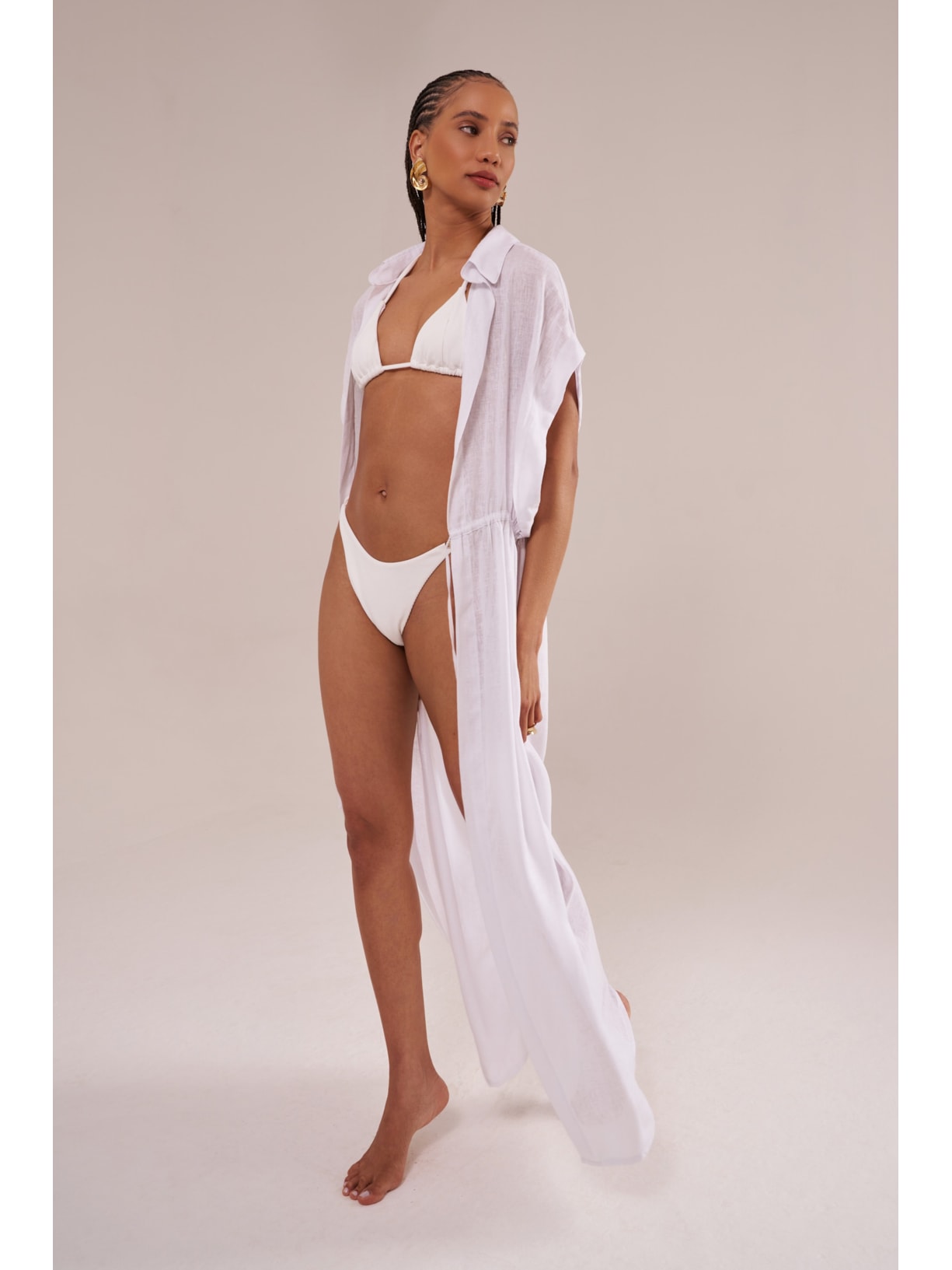 saída longa greta off white Suntime