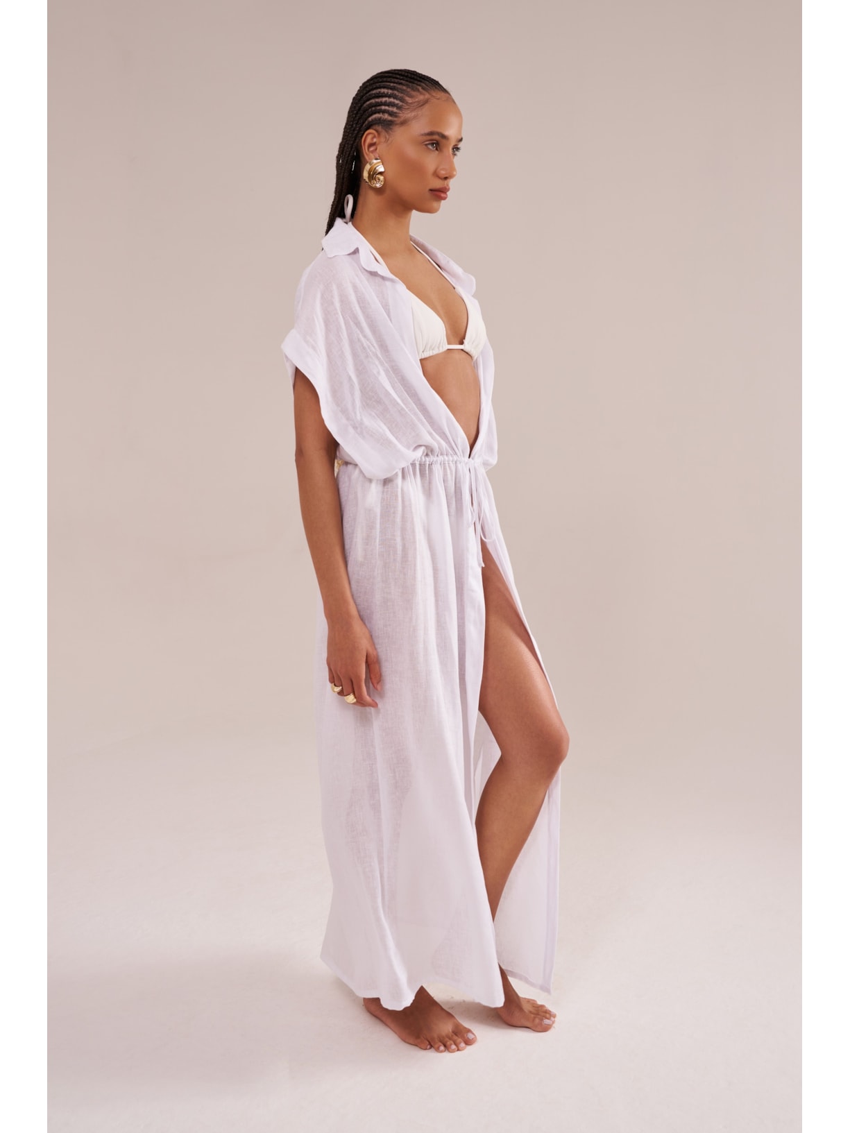 saída longa greta off white Suntime