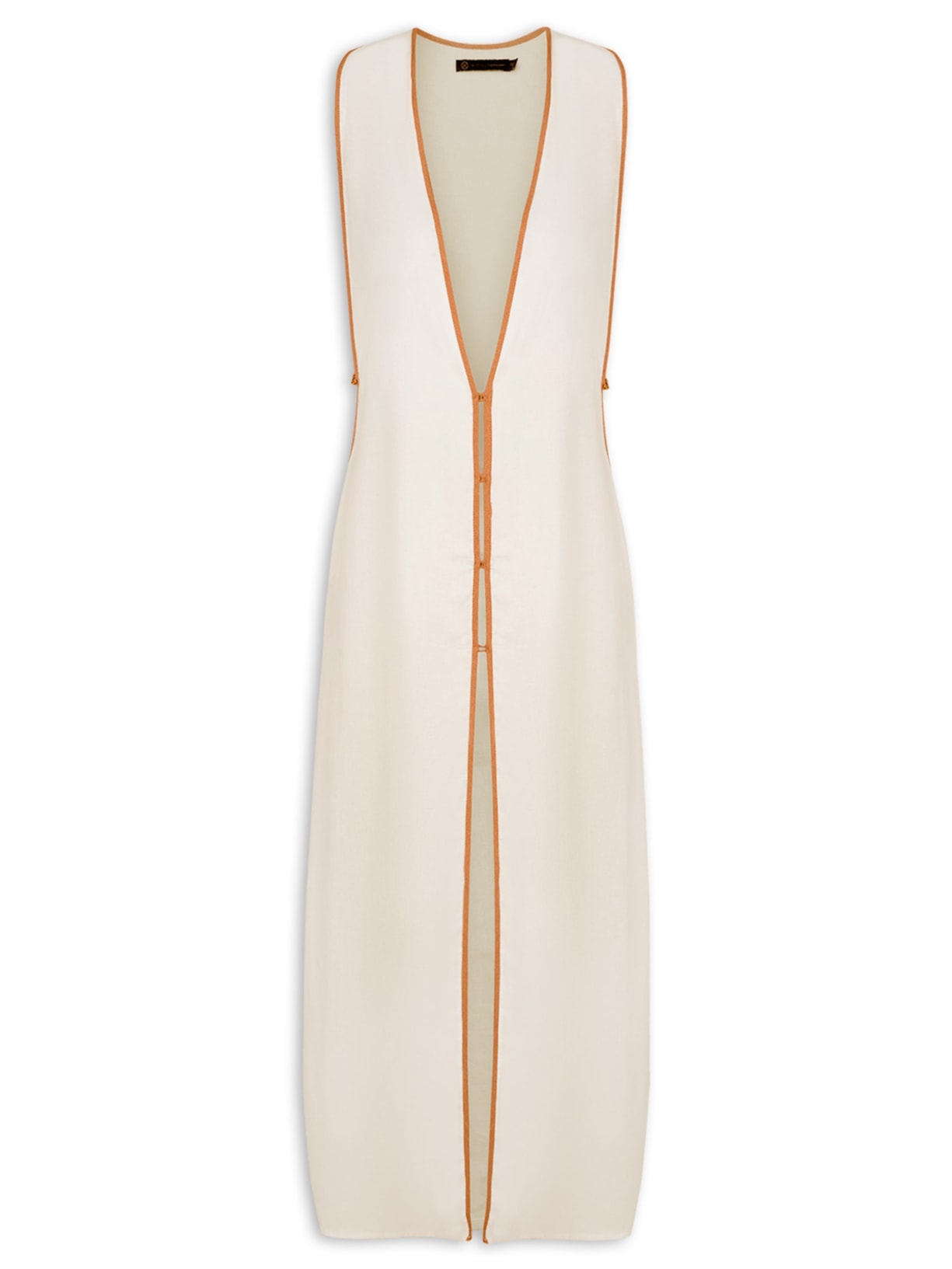 Saída Longa Iva Det - Branco