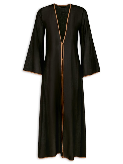 Saída Longa Peonny - Preto