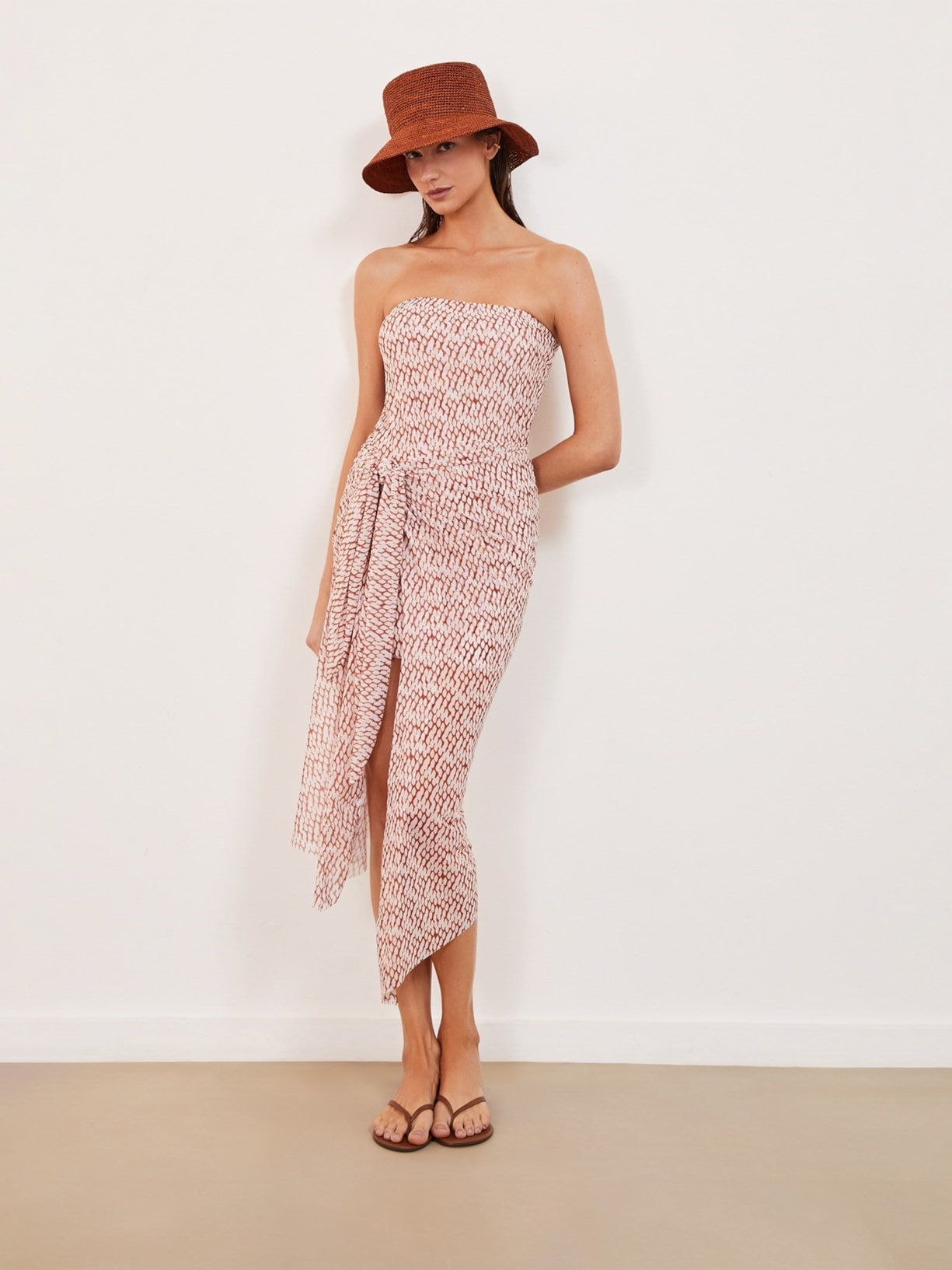 Saída Midi Lauren Marrom Vix