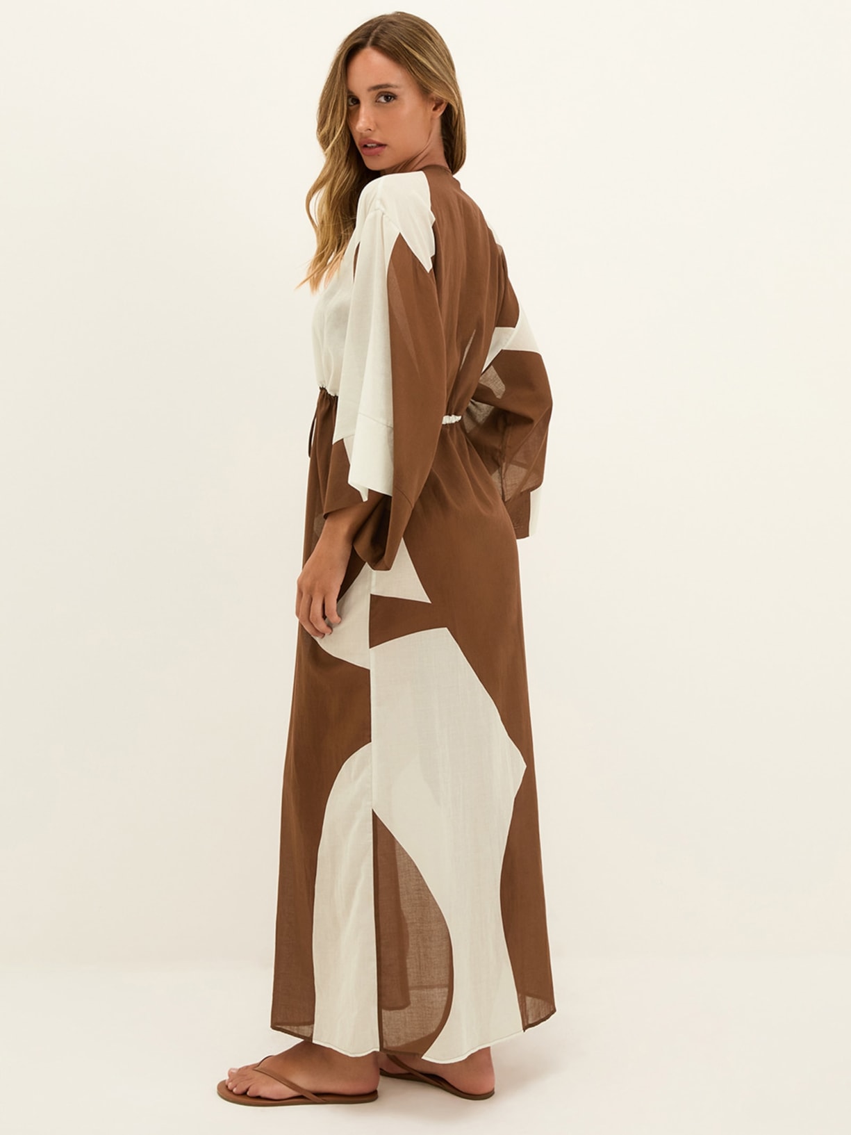 Saída Praia Longa Yumi Marrom Vix