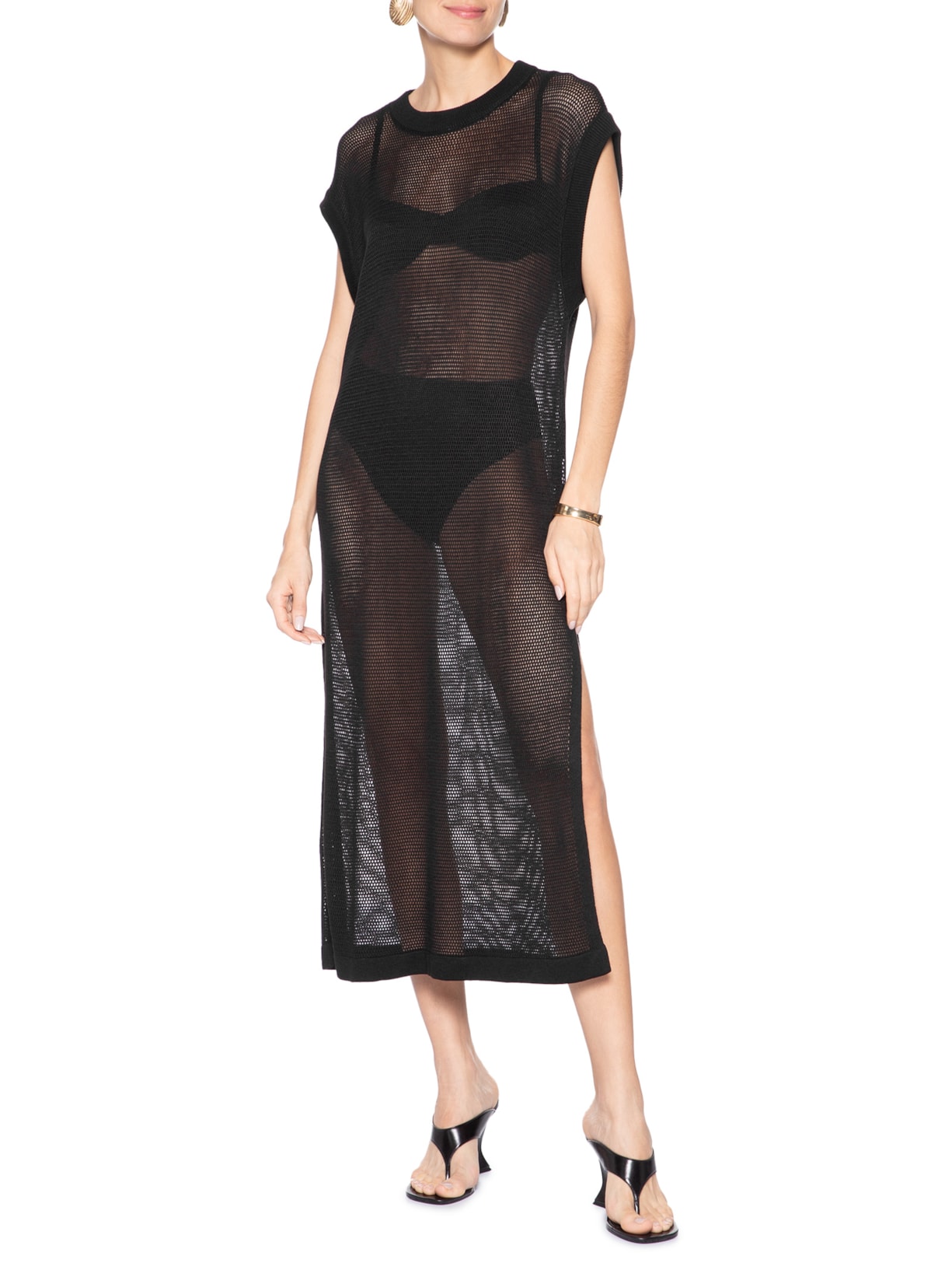 Saída Reta Tricot Preto Lenny Niemeyer