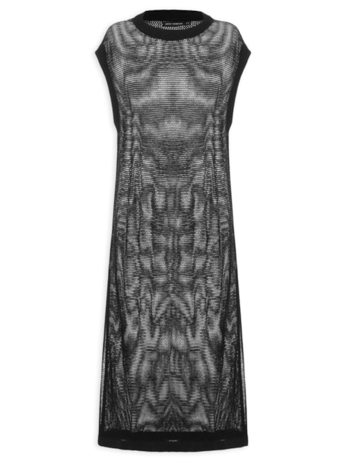 Saída Reta Tricot - Preto