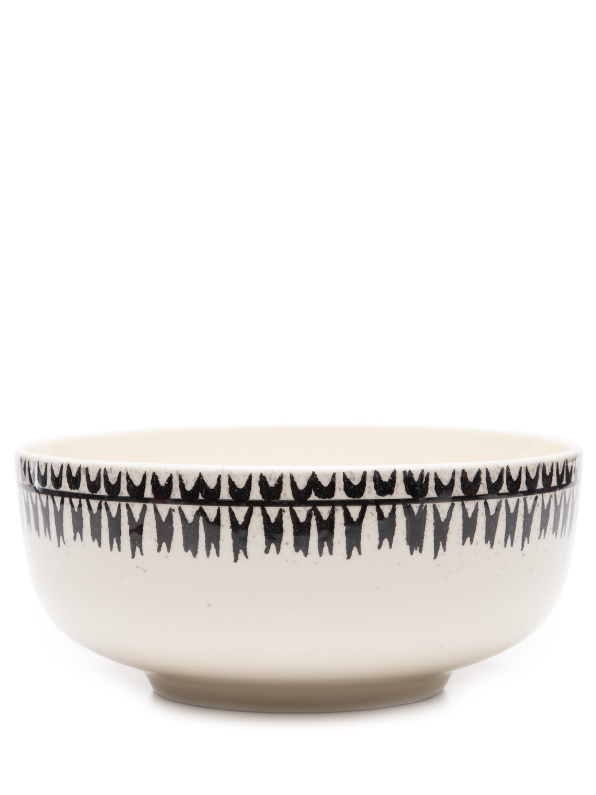 Saladeira Black And White G - Preto