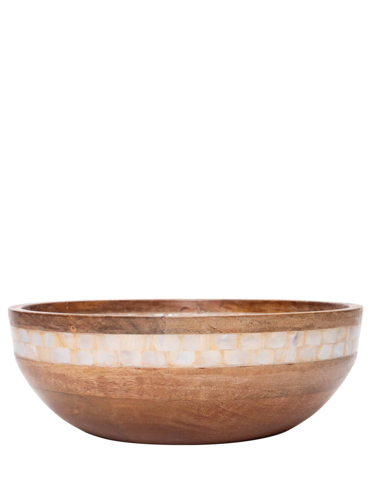 Saladeira Em Madeira Mango Natural 1 Peça - Marrom