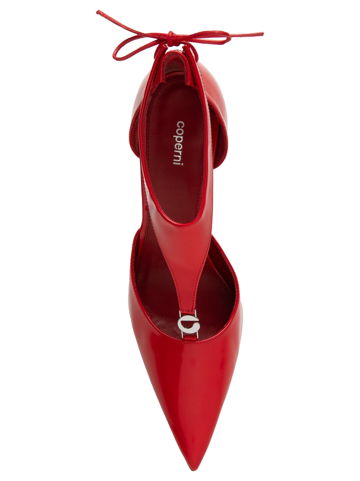 Salto Feminino Wedge Stiletto Vermelho Coperni