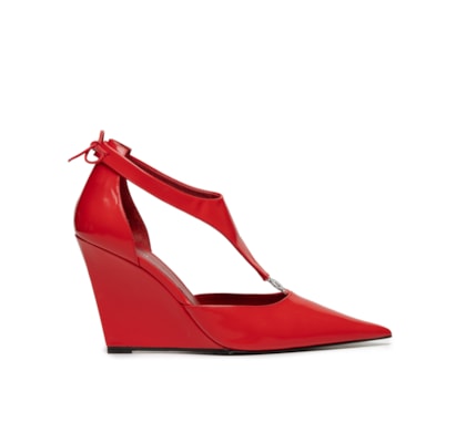 Salto Feminino Wedge Stiletto - Vermelho