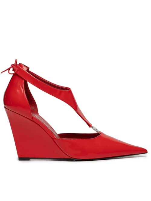 Salto Feminino Wedge Stiletto - Vermelho