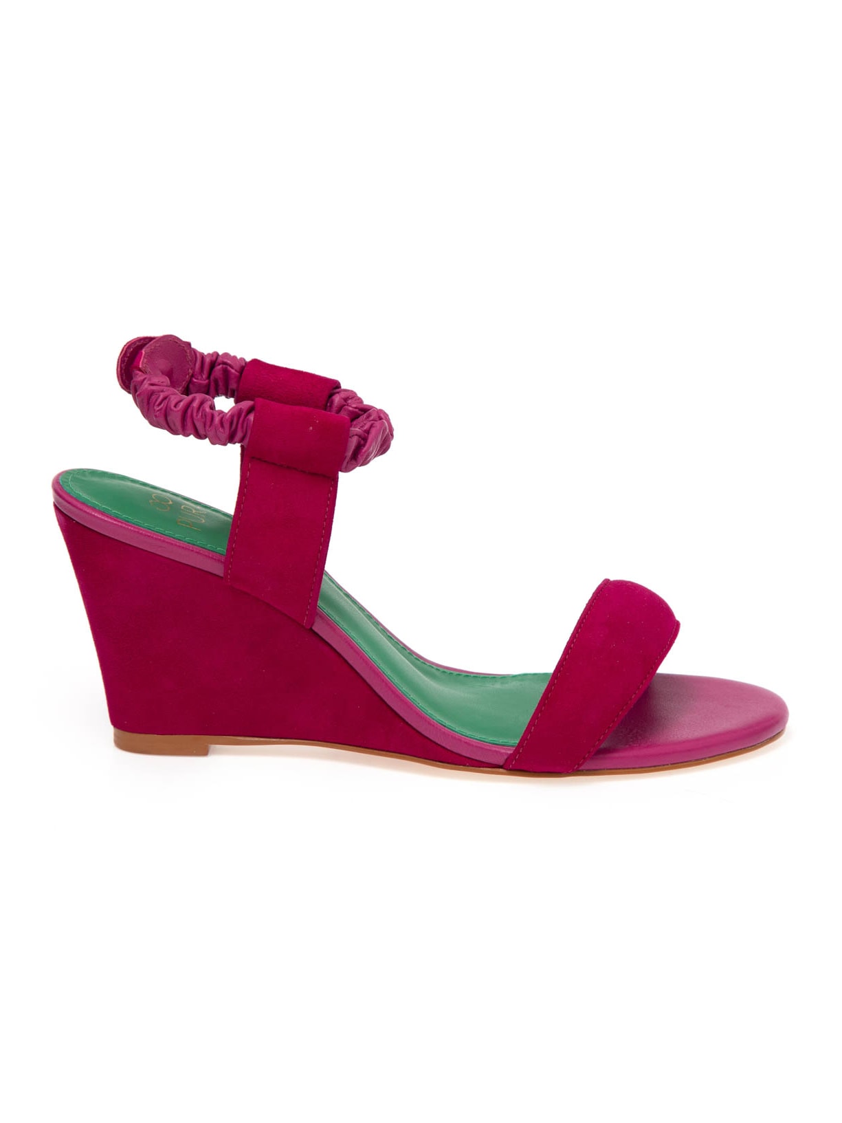 Sandália Anabela Cecília Fúscia Pura