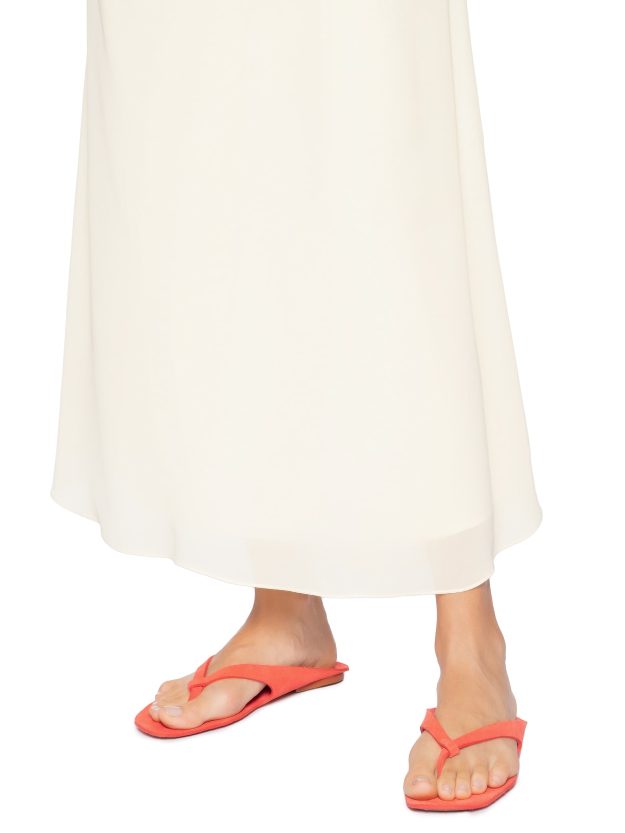 Sandália Camurça Feminina – Laranja Luiza Barcelos