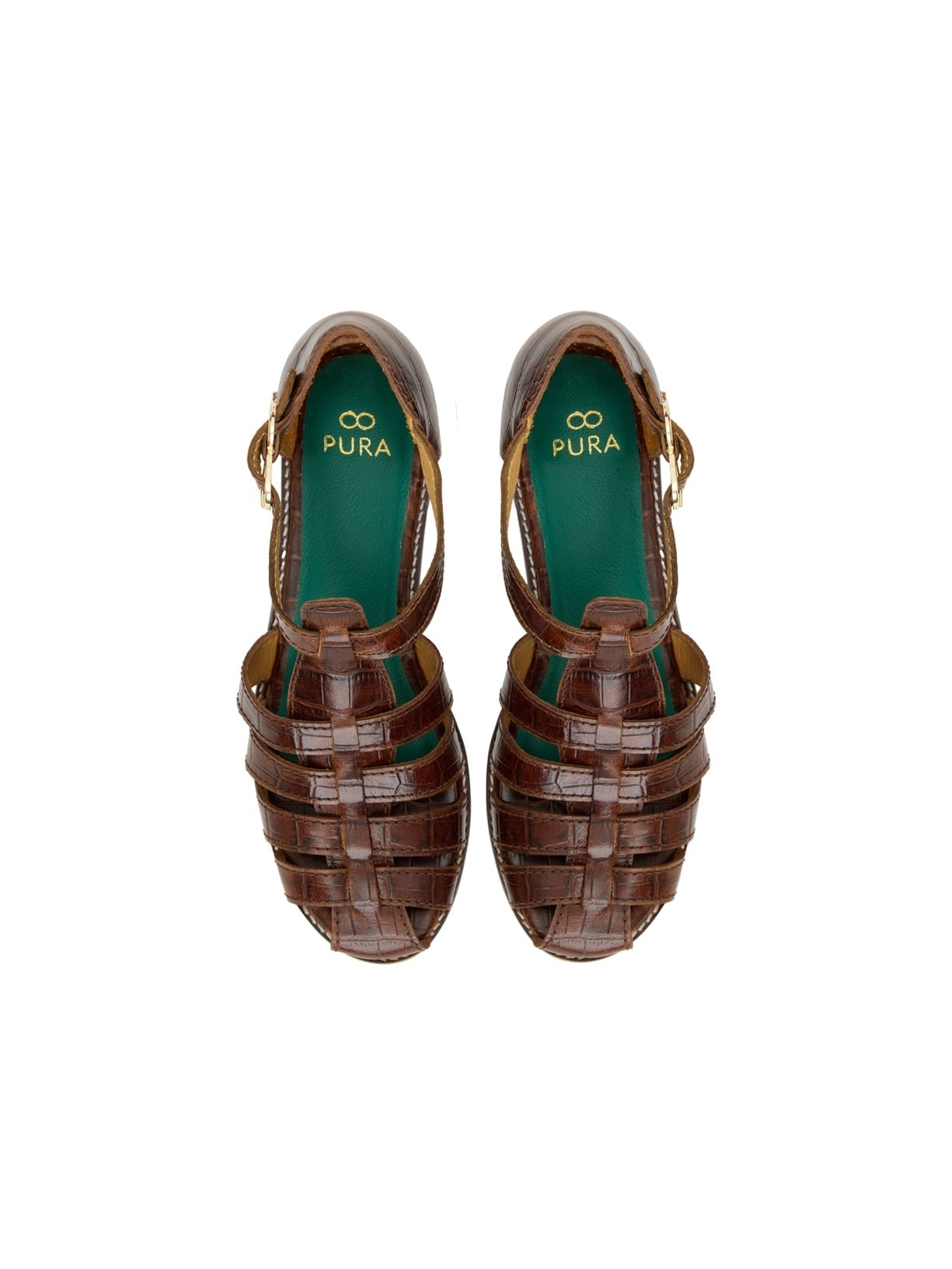 Sandália Couro Fisherman Riviera Pinhão Pura