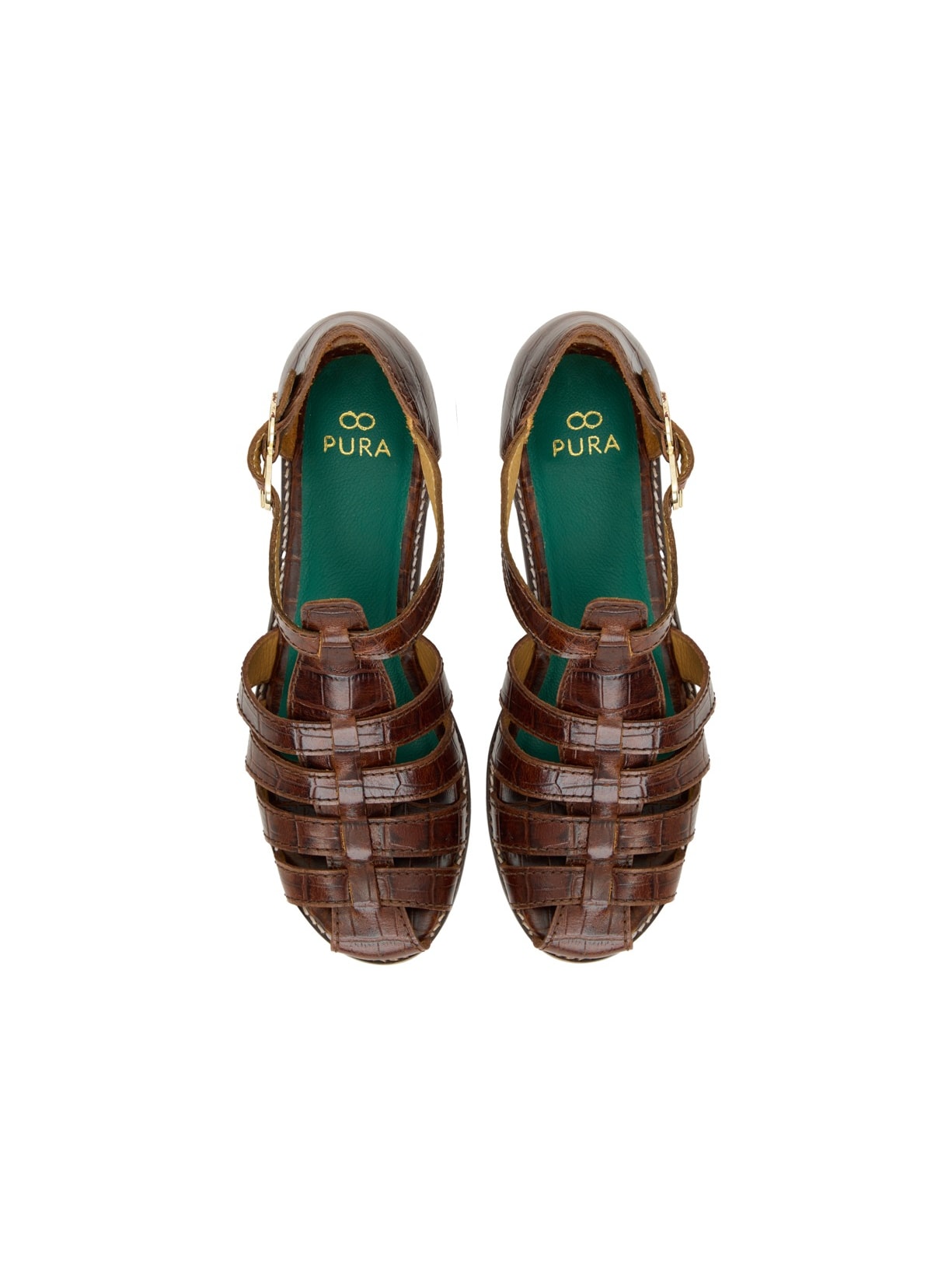 Sandália Couro Fisherman Riviera Pinhão Pura