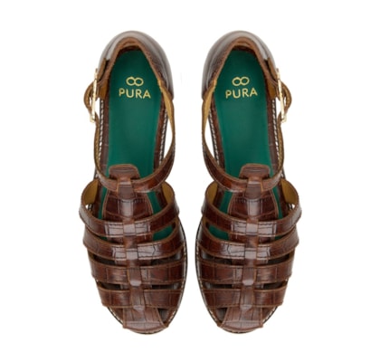 Sandália Couro Fisherman Riviera Pinhão