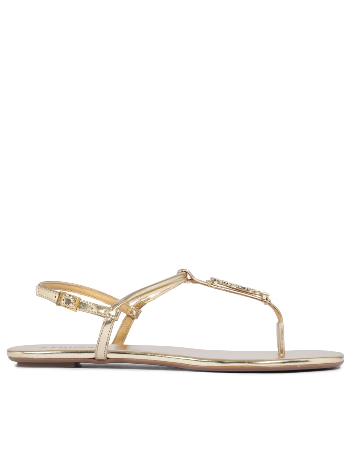 Sandália Feminia Rasteira - Dourado