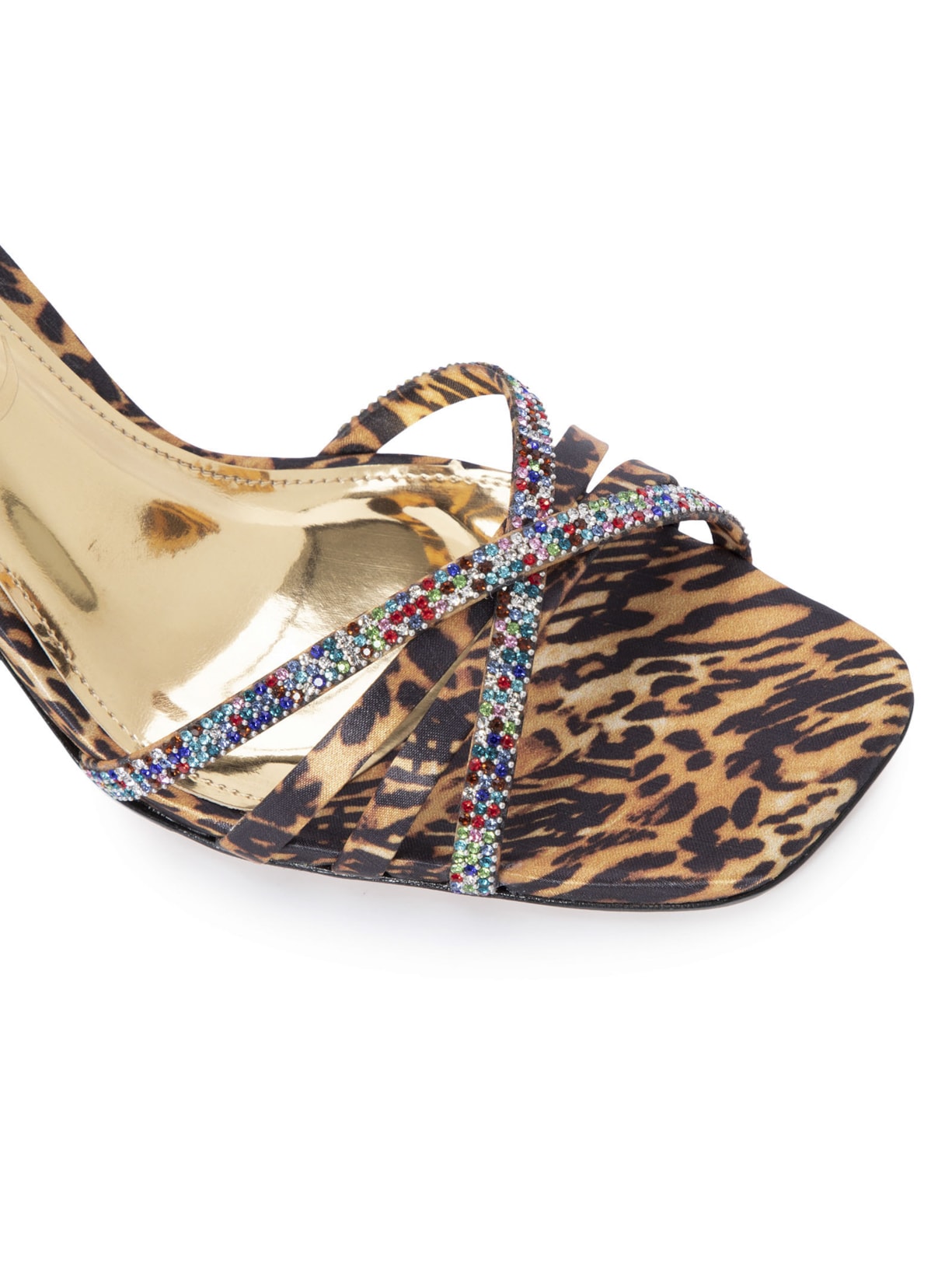 Sandália Feminina Ashanti Animal Print Vicenza